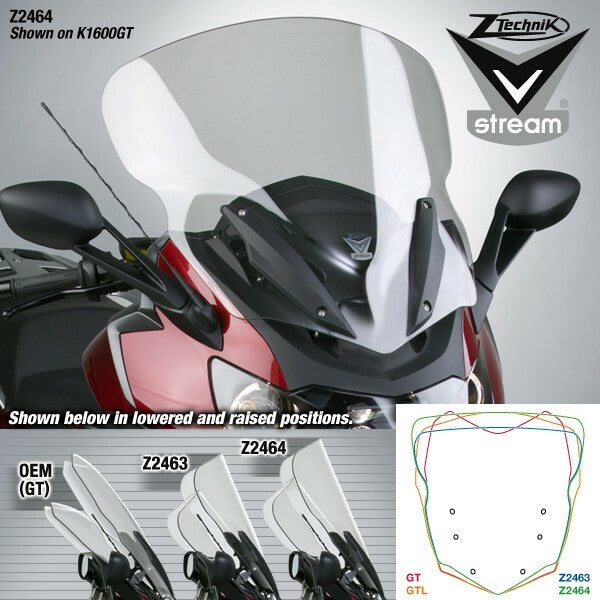 ZTechnik Vstream Windscreen Tall Tour Clear BMW (Z2464)