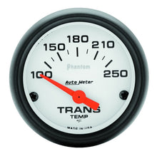 Cargar imagen en el visor de la galería, Autometer Phantom 52mm Short Sweep Electronic 100-250 Deg F Transmission Temperature Gauge