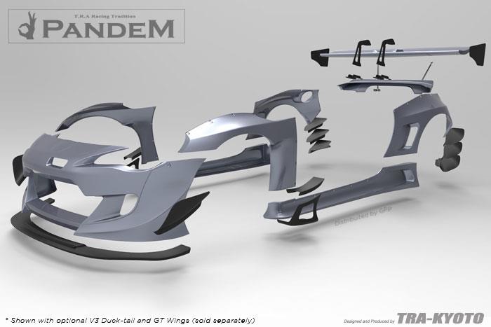 GReddy Scion FR-S Pandem V3 Wide Body Front Fenders