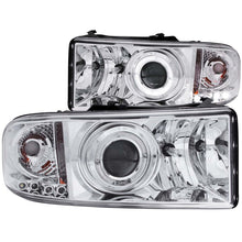 Cargar imagen en el visor de la galería, ANZO 1994-2001 Dodge Ram Projector Headlights w/ Halo Chrome