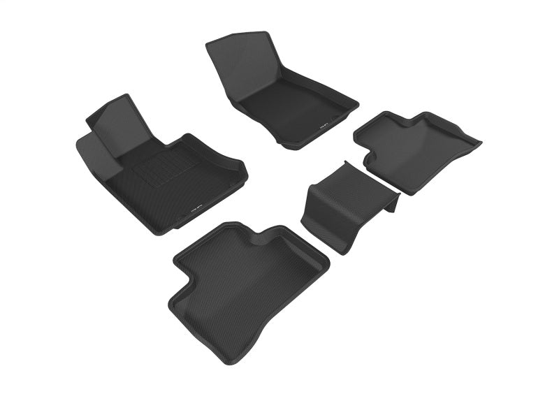 3D MAXpider Kagu All-Weather Floor Mats - Black — Fits 2016-2023 Mercedes-Benz GLC-Class