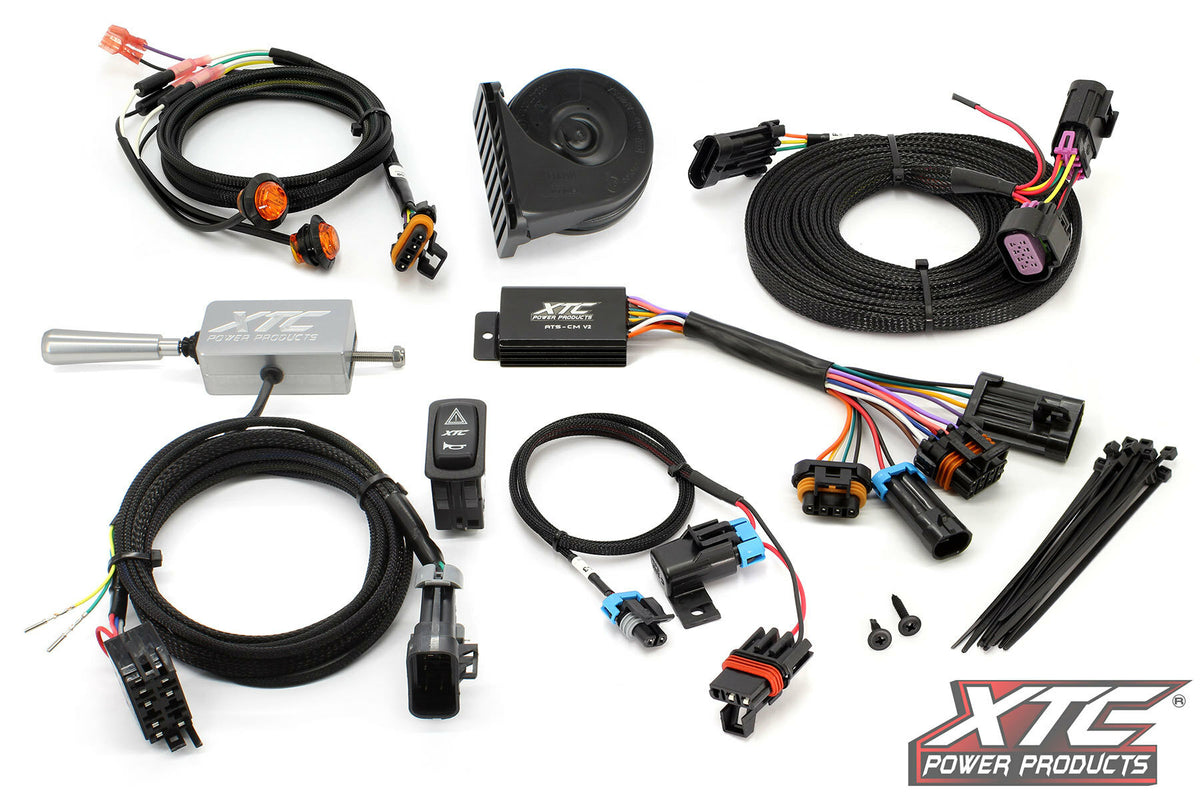 XTC Power Products ATS KIT w/Billet Column Lever (ATS-L-POL-RCBU)