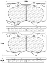 Cargar imagen en el visor de la galería, StopTech Performance 03-09 Lexus GX 470 Front Brake Pads