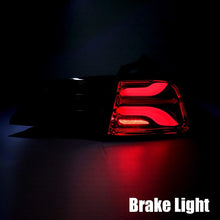 Cargar imagen en el visor de la galería, AlphaRex 20-22 Tesla Model Y PRO-Series LED Tail Lights Jet Black w/Seq Sig