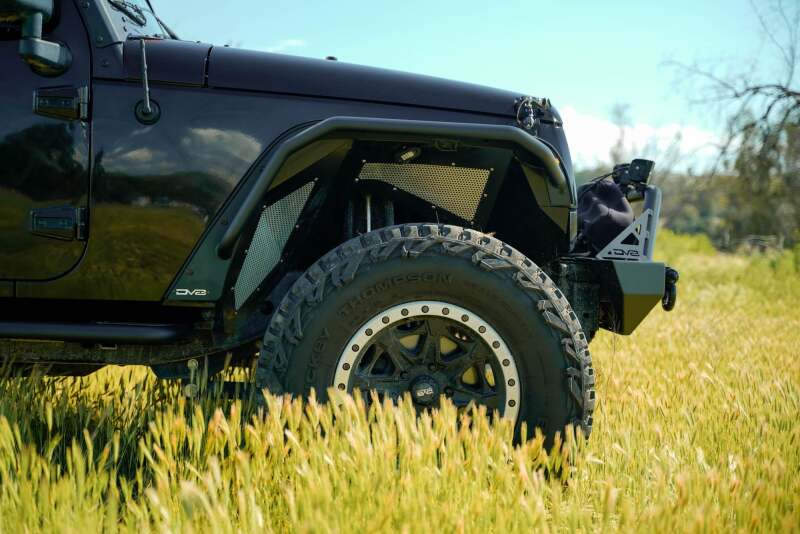 DV8 Offroad Slim Fender Flares — Fits 2007-2018 Jeep Wrangler JK