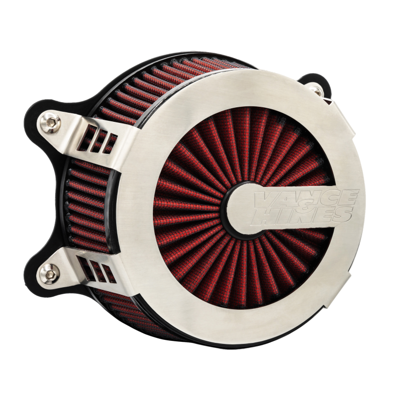 Vance and Hines 23-24 Touring Models Cage Fighter Air Intake - Brushed