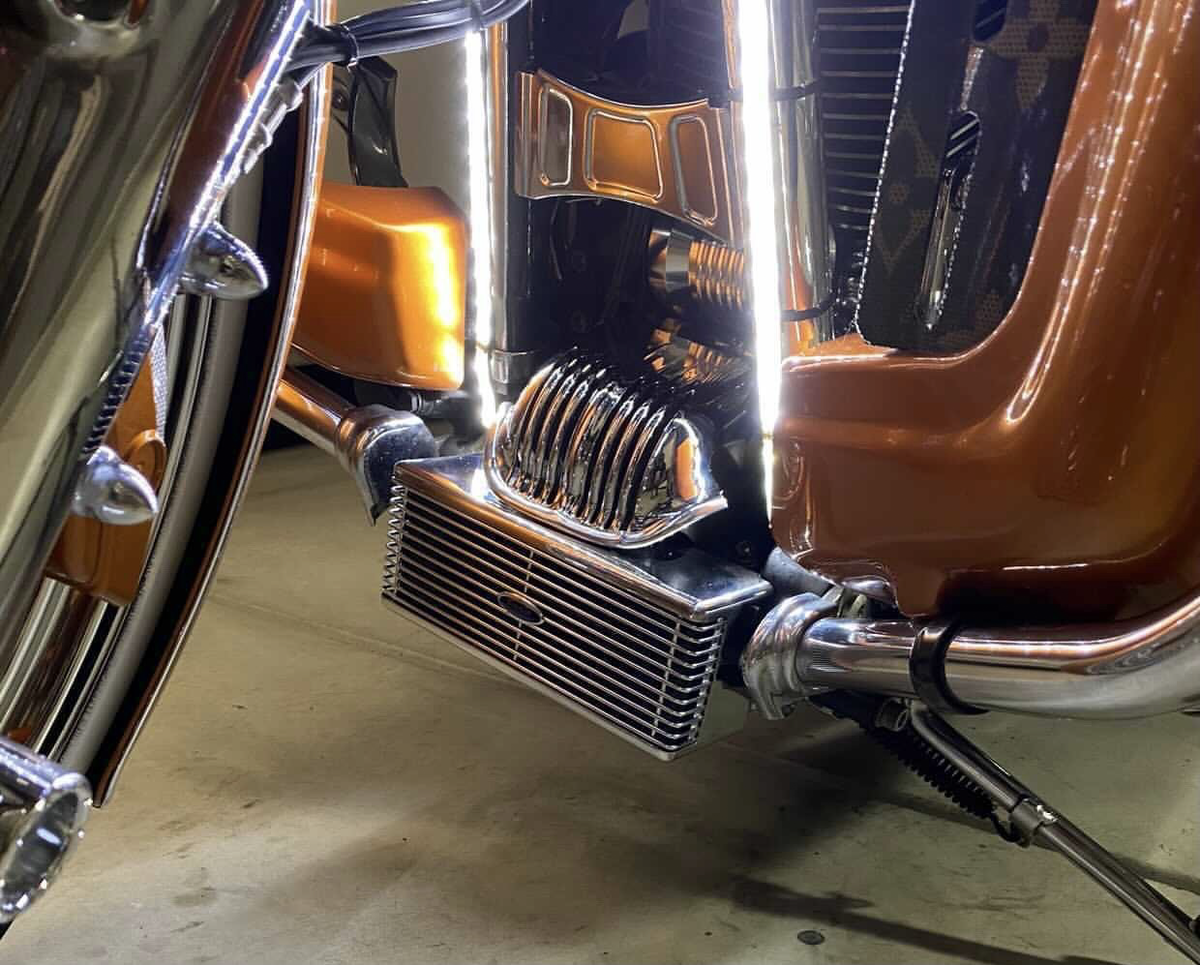 Ultracool Front Mount OIL Cooler TC Touring `09-16 Chrome (RF-2SS)