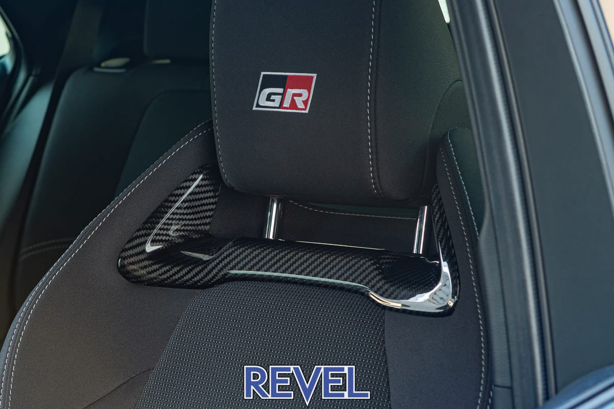 Revel GT Dry Carbon Seat Insert Covers — Fits 2023 Toyota GR Corolla