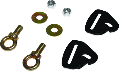 DragonFire Racing Quick-Release Snap Hook Harness Tab Kit 2in — UTV Accessories