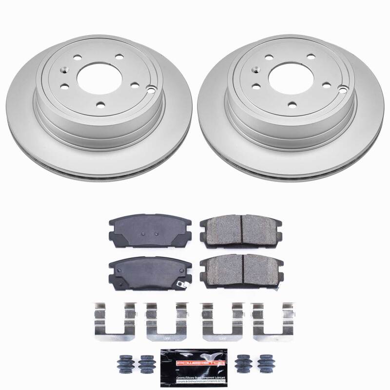 Power Stop 12-15 Chevrolet Captiva Sport Rear Z23 Coated Brake Kit