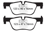 EBC 14+ BMW 228 Coupe 2.0 Turbo ATE calipers Greenstuff Rear Brake Pads