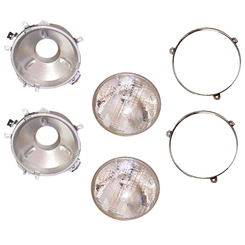 Conjuntos de faros delanteros Omix modelos Jeep CJ 72-86