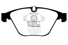 Cargar imagen en el visor de la galería, EBC 11-12 BMW 1M Coupe 3.0 Twin Turbo Greenstuff Front Brake Pads