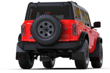 Load image into Gallery viewer, Rally Armor 21-22 Ford Bronco (Plstc Bmpr + RB - NO Rptr/Sprt) Blk Mud Flap w/Met. Blk Logo