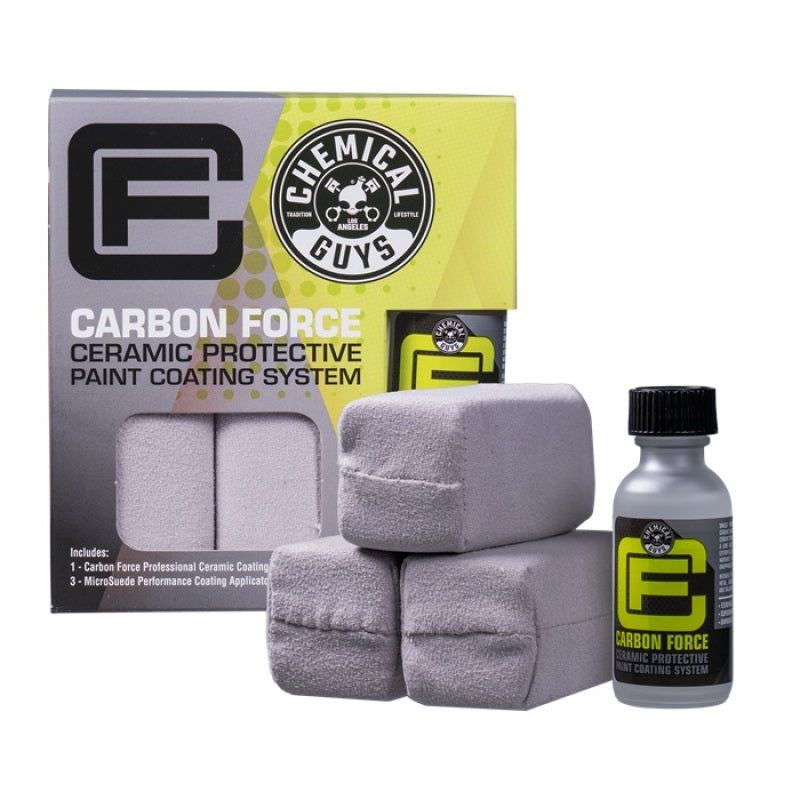 Chemical Guys Carbon Force Ceramic Paint Coating System - 1oz + 3 Applicators