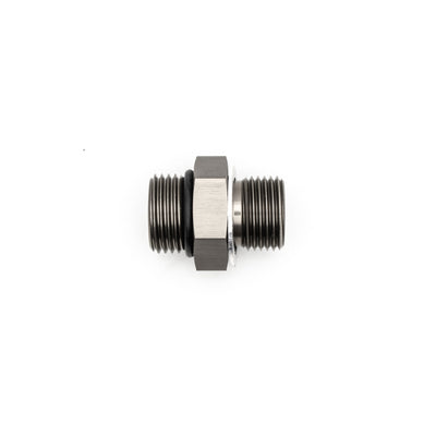 DeatschWerks 8AN ORB Male to M18x1.5 Metric Male Fitting - Matte Black
