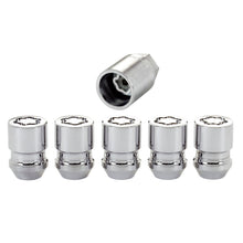 Cargar imagen en el visor de la galería, McGard Wheel Lock Nut Set - 5pk. (Cone Seat) M12X1.5 / 13/16 Hex / 1.28in. Length - Chrome