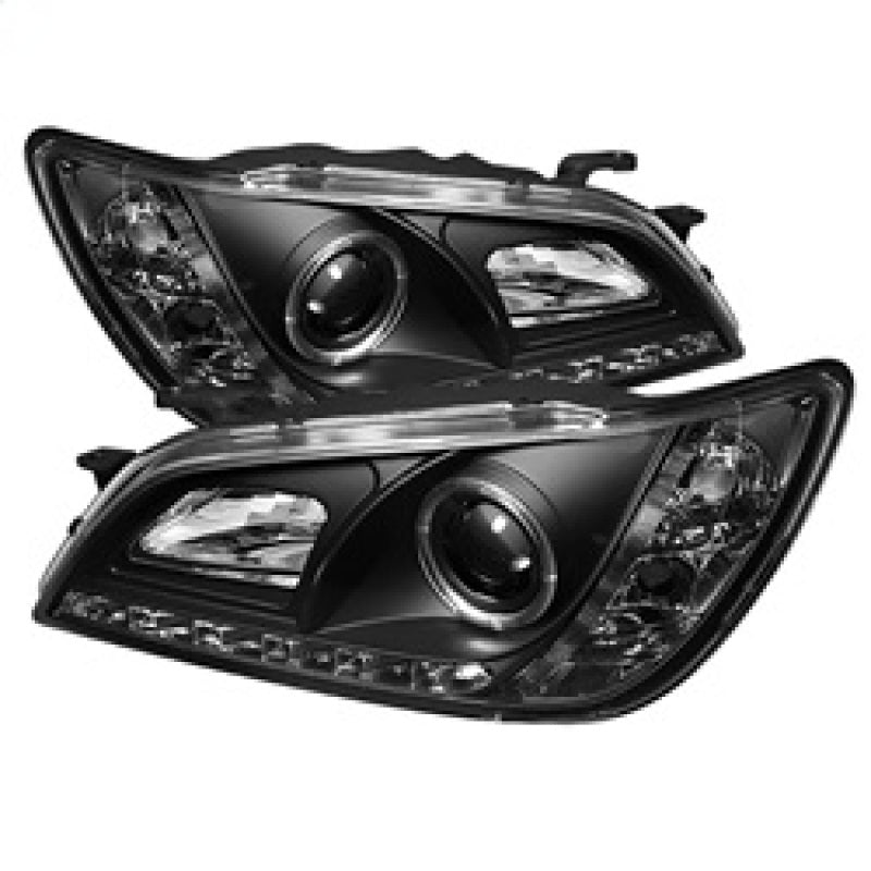 Faros delanteros de proyector Spyder Lexus IS300 01-05 Xenón/HID - LED Halo DRL Blk PRO-YD-LIS01-HID-DRL-BK