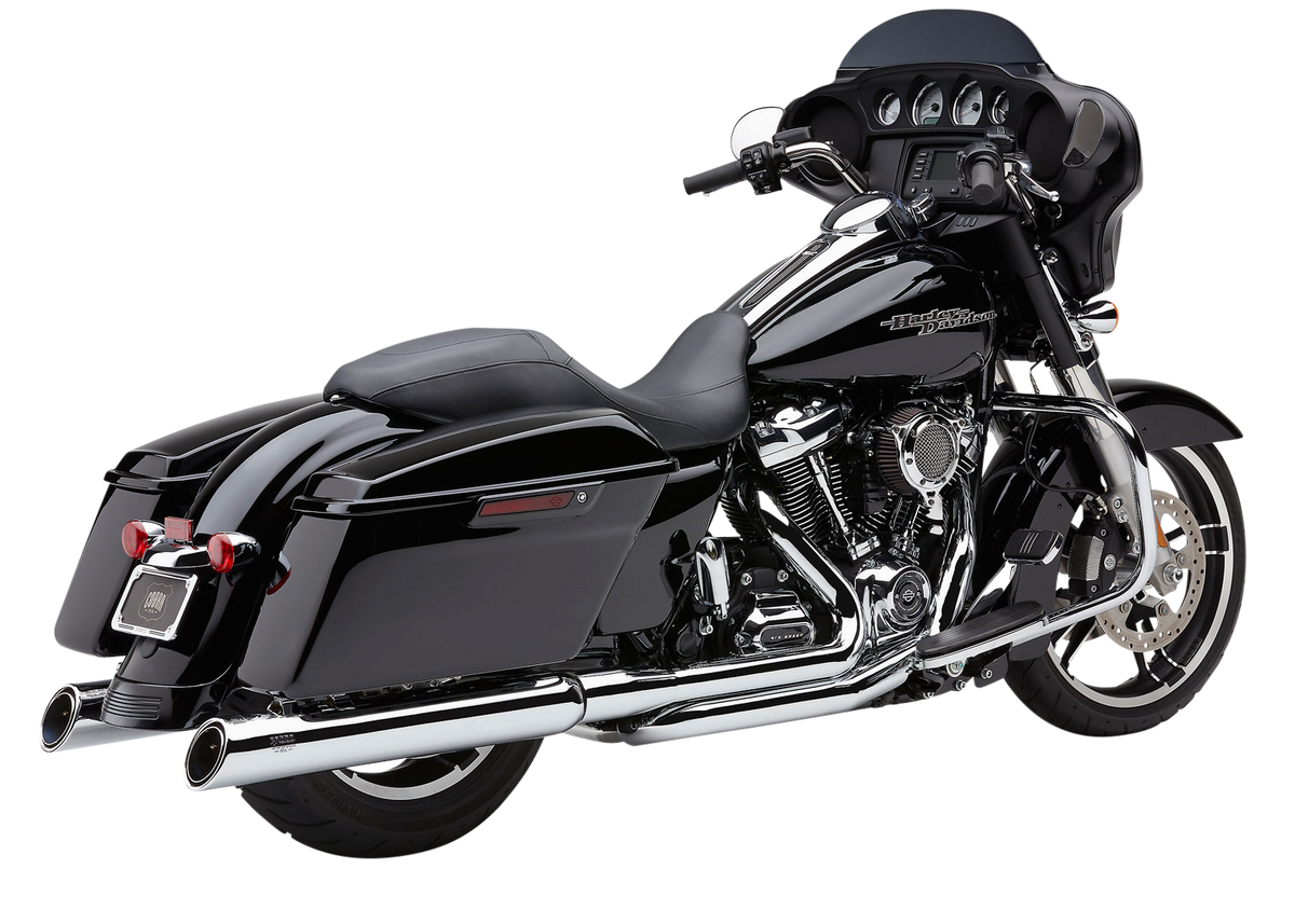 Cobra True Dual Headpipes Chrome FLH/FLT 17+ (6257)