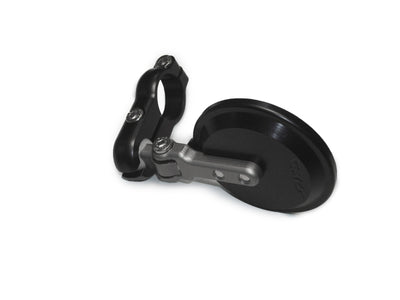 CRG Blindsight Folding Bar-End Mirror (2 in. Round) - Black