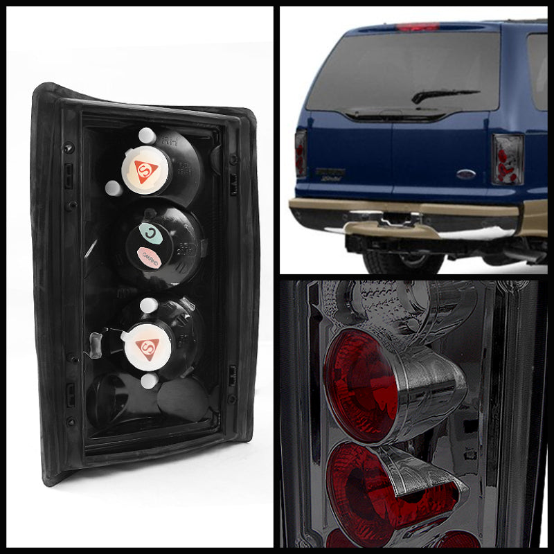 Luces traseras Spyder Ford Excursion 00-06/Econoline 150/250/350/450/550 95-06 Euro Smk ALT-YD-FEC00-SM