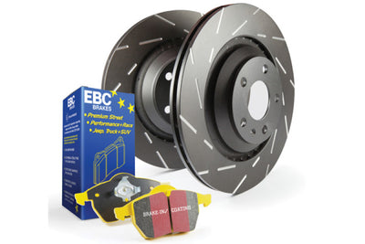 EBC S9 Yellowstuff Pad & USR Rotor Kit — Fits 2008-2014 Infiniti G37/FX50/M37/M56, 2009-2014 Nissan 370Z