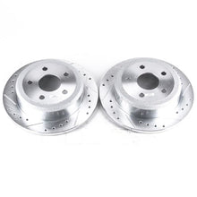 Cargar imagen en el visor de la galería, Power Stop 07-17 Jeep Wrangler Rear Evolution Drilled &amp; Slotted Rotors - Pair