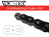 Vortex Racing V3 2.0 Chain 520RRX4-120 ROAD RACE ONLY- Black
