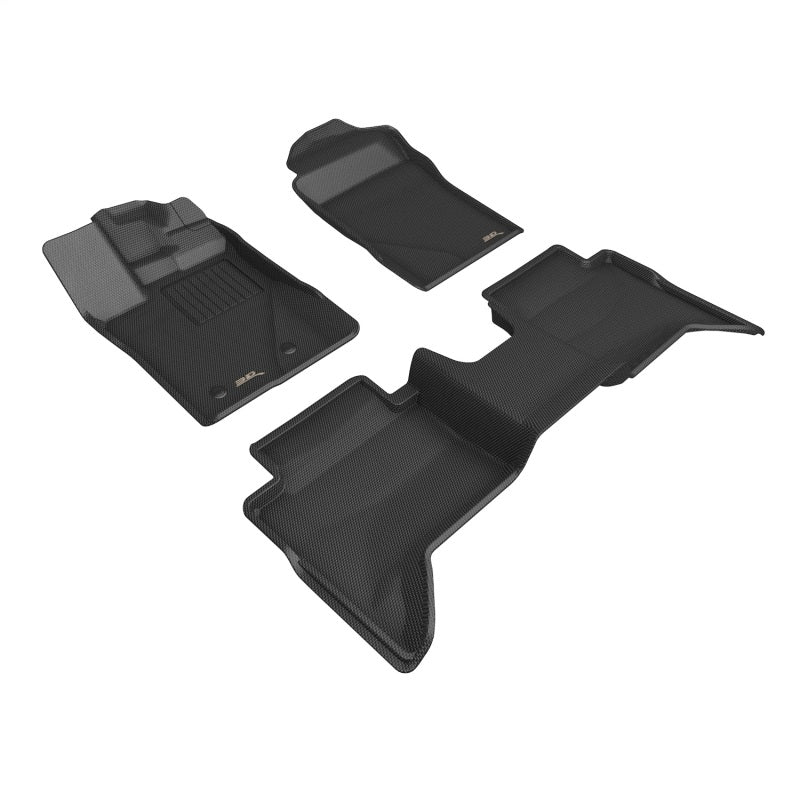 3D MAXpider 24-26 Ford Ranger Supercrew Kagu Black Full Set