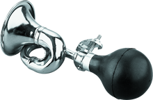 Load image into Gallery viewer, Bikers Choice Chrome Bugle Horn Universal Custom