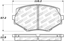 Cargar imagen en el visor de la galería, StopTech Street Touring 94-97/99-05 Miata w/Normal Suspension Front Brake Pads D635