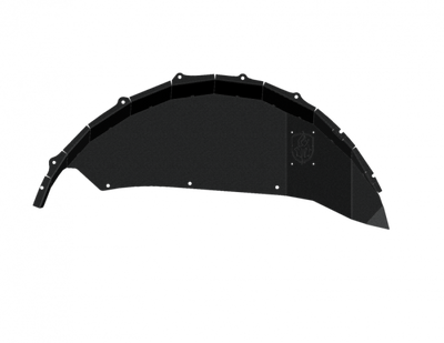 Road Armor Stealth Rear Fender Liner Body Armor - Black Steel — Fits 2018-2020 Jeep Wrangler JL