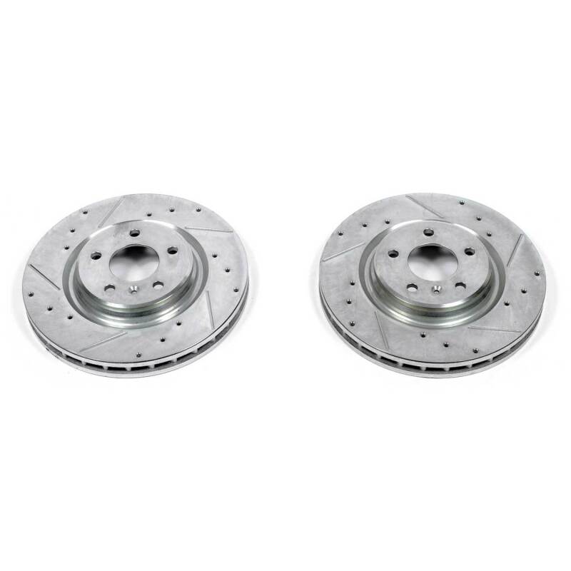 Power Stop 05-08 Pontiac Grand Prix Front Evolution Drilled & Slotted Rotors - Pair