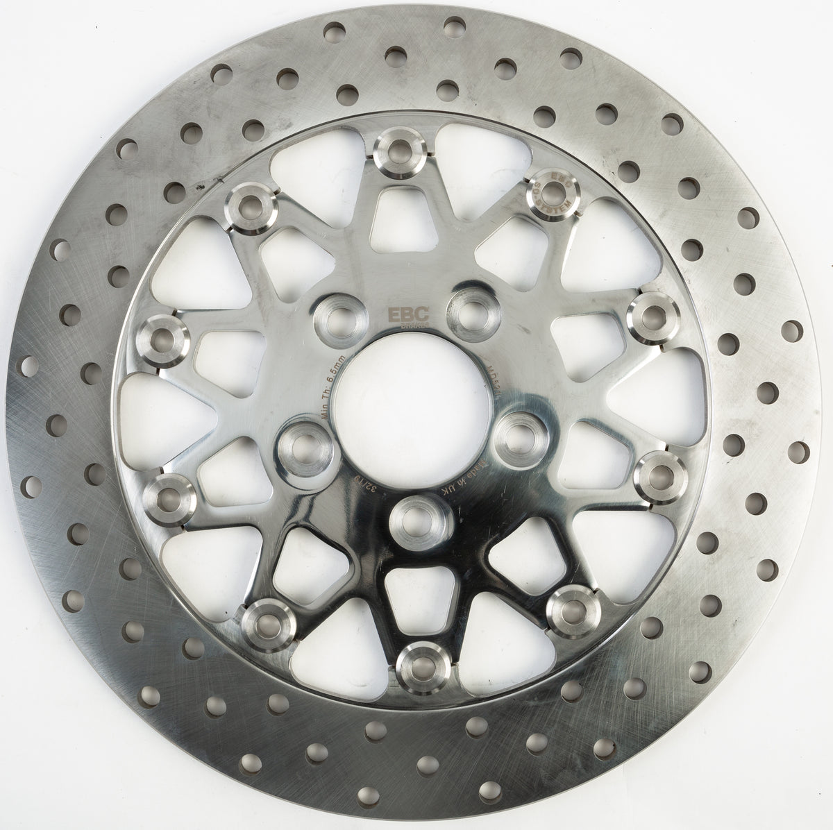 EBC V-Twin Brake Rotor 11.8" MD 521 Chrome 10-Spoke