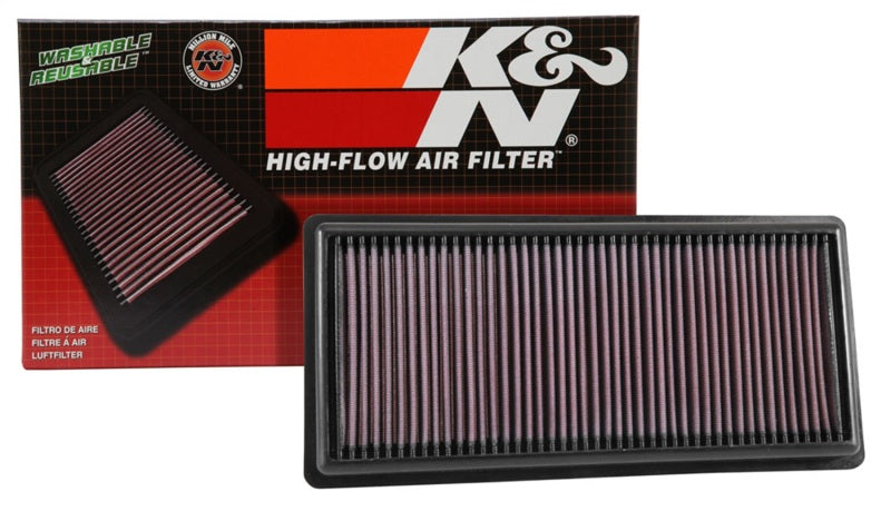 K&N 33-5052 Replacement Drop-In Air Filter — Fits 16-19 Cadillac CT6 L4-2.0L F/I