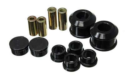 Energy Suspension Hyper-Flex Polyurethane Front Control Arm Bushing Set Black — Fits 2006-2011 Honda Civic