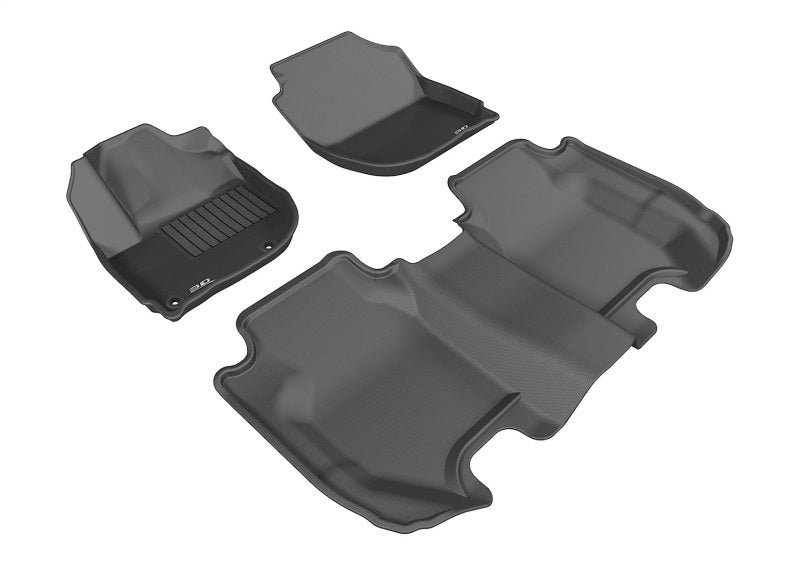 3D MAXpider 15-20 Honda Fit Kagu Black Full Set