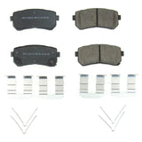 Power Stop 18-19 Hyundai Kona Rear Z17 Evolution Ceramic Brake Pads w/Hardware