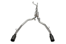 Cargar imagen en el visor de la galería, Corsa 21-22 Dodge Ram TRX Crew Cab Xtreme Catback Exhaust Dual Rear Black Tip