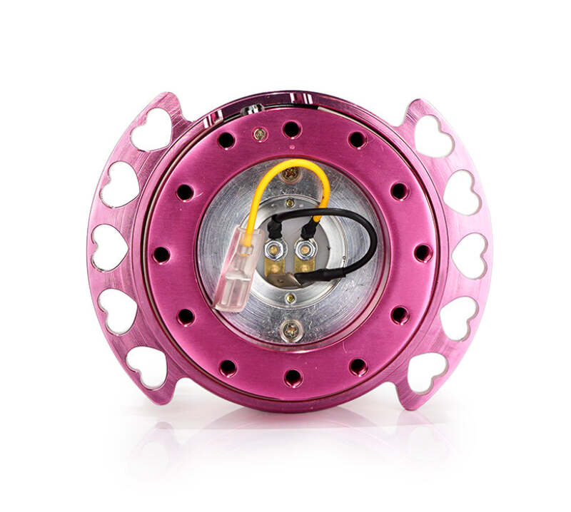 NRG Quick Release Kit Gen 2.5 Pink Body / Pink Heart Cutout Ring