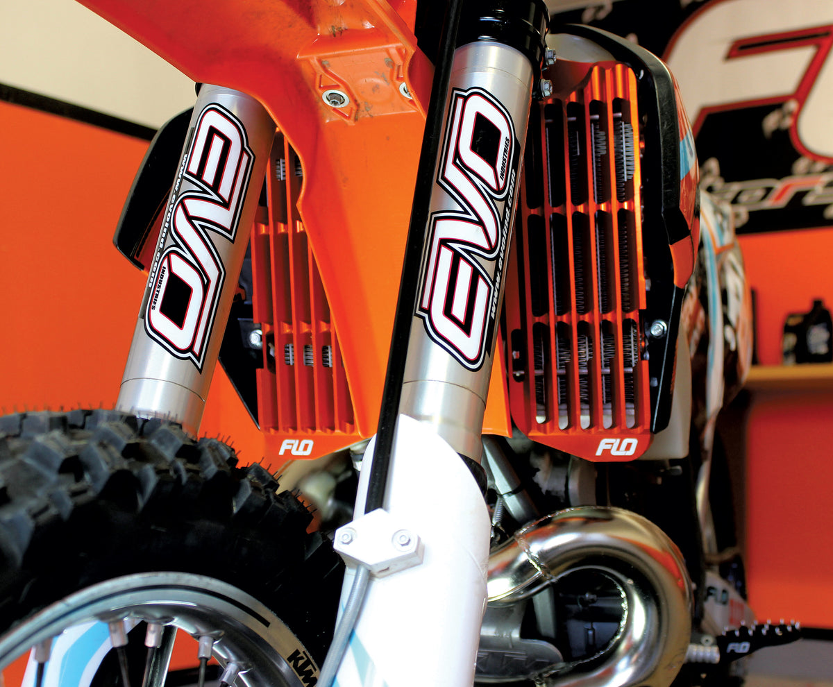 High Flow Radiator Braces Orange (FLO751ORG)