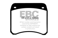 Cargar imagen en el visor de la galería, EBC 63-69 Rover Mini Cooper Greenstuff Front Brake Pads