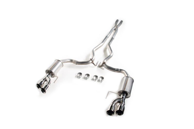 Roush 5.0L V8 Cat-Back Exhaust Kit (Fastback) — Fits 2018-2024 Ford Mustang GT