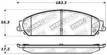 Cargar imagen en el visor de la galería, StopTech 06-10 Dodge Charger R/T Sport Performance Front Brake Pads