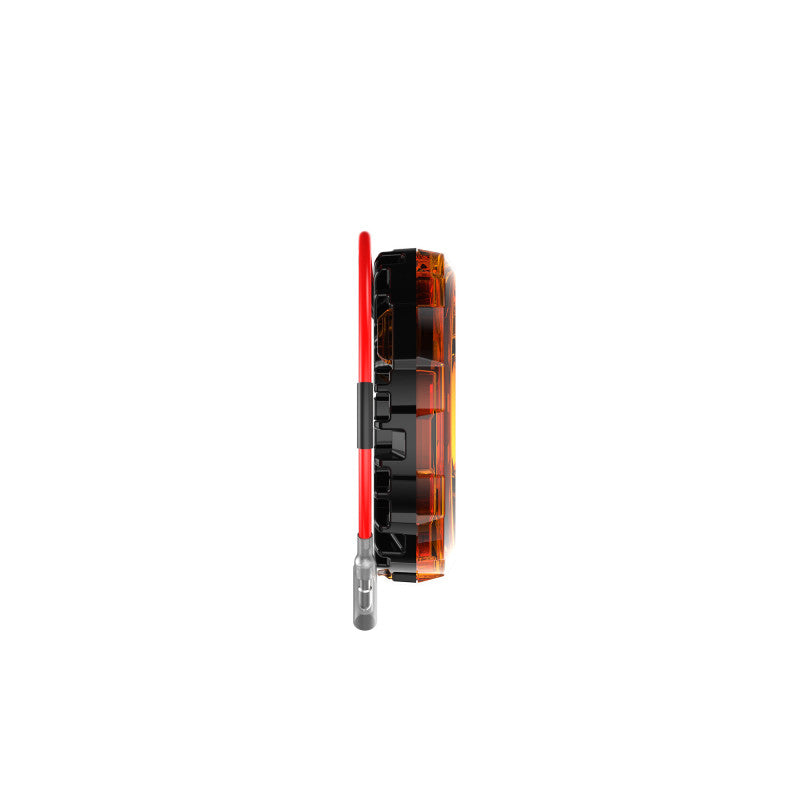 KC HiLiTES Cyclone V2 2.2in. LED Accessory Light 5W Flood Beam — Amber Lens (Single)
