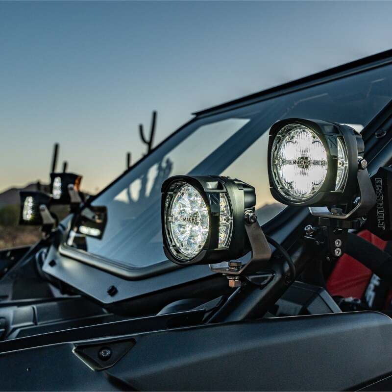 Nacho Lighting Quatro Spot 4in. Offroad LED Light - Pair (PM431)