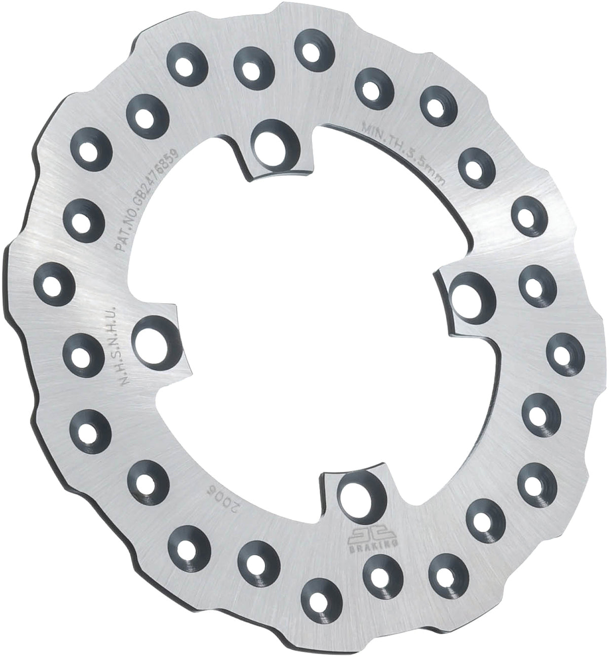 JT Rear Brake Rotor SS Self Cleaning KAW (JTD2006SC01)