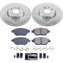 Cargar imagen en el visor de la galería, Kit de frenos delanteros deportivos Power Stop 12-18 Fiat 500 Z23 Evolution