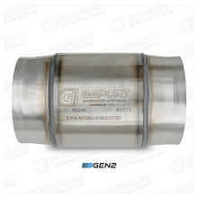 Cargar imagen en el visor de la galería, GESI G-Sport 400 CPSI GEN 2 EPA Compliant 4in Inlet/Out Catalytic Converter-4.5in x 4in 500-850HP