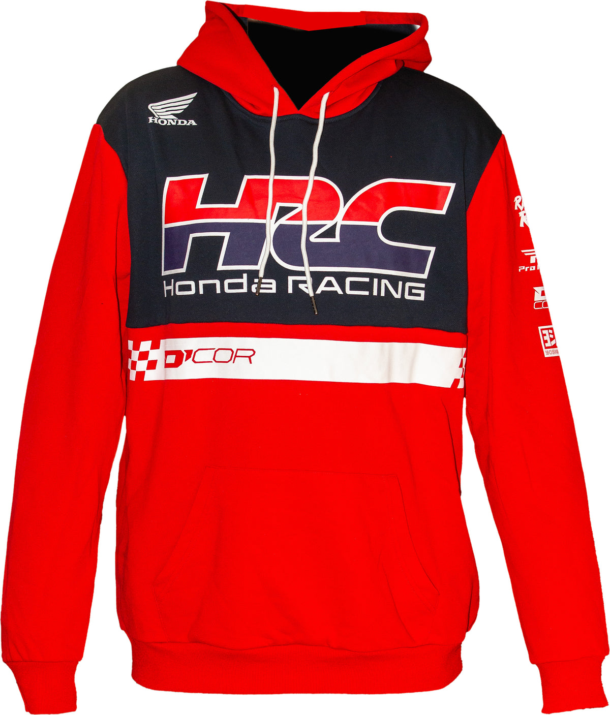 D-COR Honda HRC2 Sweatshirt RED LG (85-215-3)